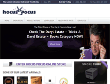 Tablet Screenshot of hocus-pocus.com